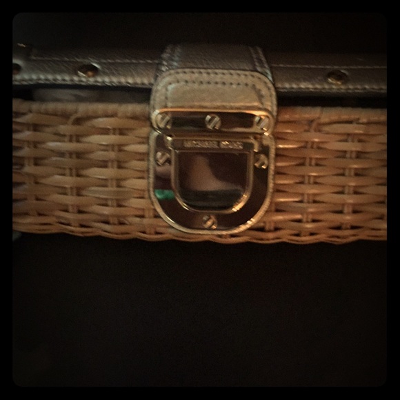 NWT Michael Kors Santorini clutch st a bargain!